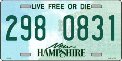 NH license plate 2980831