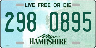 NH license plate 2980895