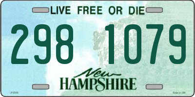 NH license plate 2981079