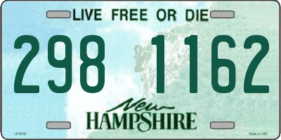NH license plate 2981162