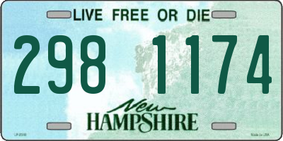 NH license plate 2981174