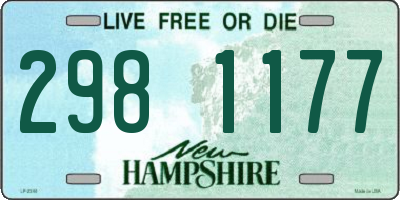 NH license plate 2981177
