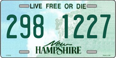 NH license plate 2981227