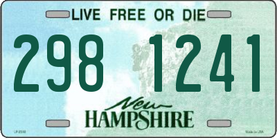 NH license plate 2981241