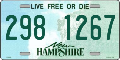 NH license plate 2981267