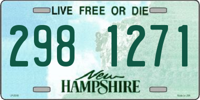 NH license plate 2981271