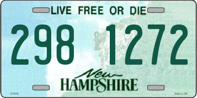 NH license plate 2981272