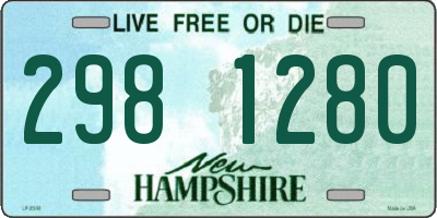 NH license plate 2981280