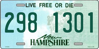 NH license plate 2981301