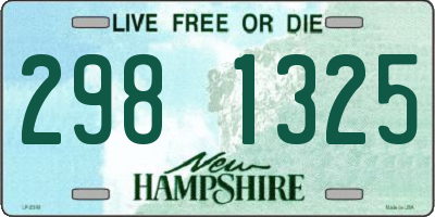 NH license plate 2981325