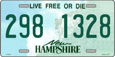 NH license plate 2981328