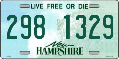 NH license plate 2981329