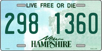 NH license plate 2981360