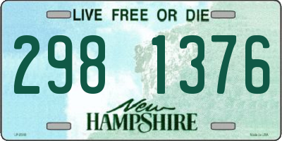 NH license plate 2981376