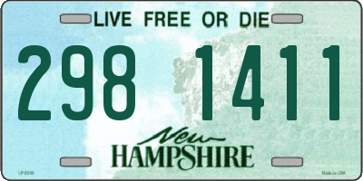 NH license plate 2981411