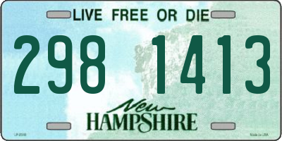NH license plate 2981413