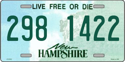 NH license plate 2981422