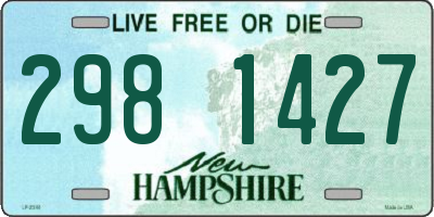 NH license plate 2981427