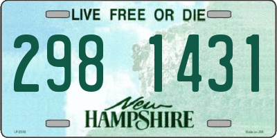 NH license plate 2981431