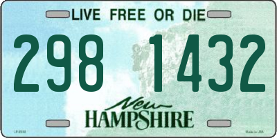 NH license plate 2981432
