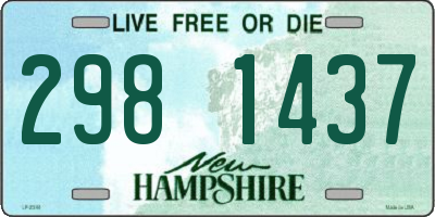 NH license plate 2981437