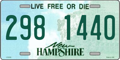 NH license plate 2981440