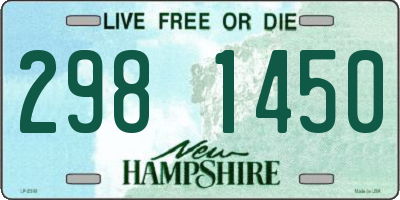 NH license plate 2981450