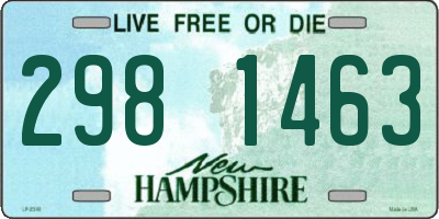 NH license plate 2981463