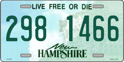 NH license plate 2981466