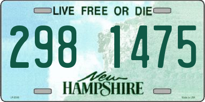 NH license plate 2981475
