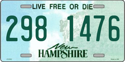 NH license plate 2981476