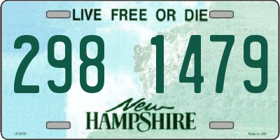 NH license plate 2981479