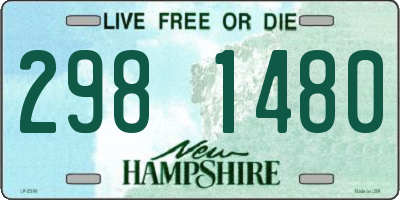 NH license plate 2981480