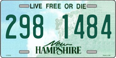 NH license plate 2981484