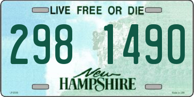 NH license plate 2981490