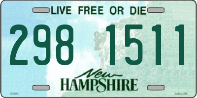 NH license plate 2981511