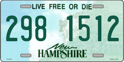 NH license plate 2981512