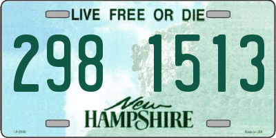 NH license plate 2981513
