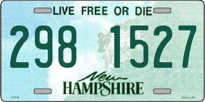 NH license plate 2981527