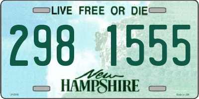 NH license plate 2981555
