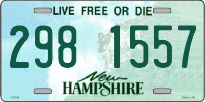 NH license plate 2981557
