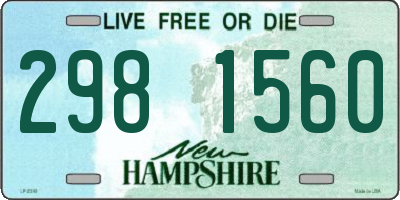 NH license plate 2981560