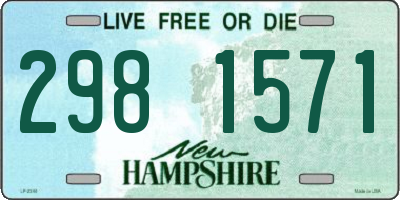 NH license plate 2981571
