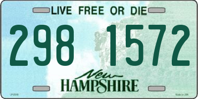NH license plate 2981572