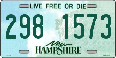 NH license plate 2981573