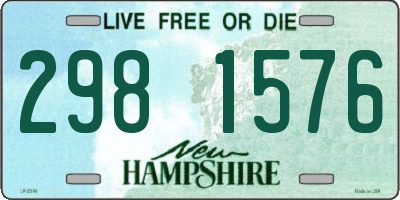 NH license plate 2981576