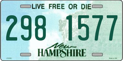 NH license plate 2981577
