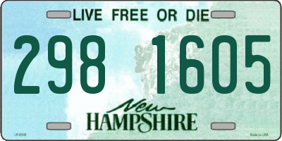 NH license plate 2981605