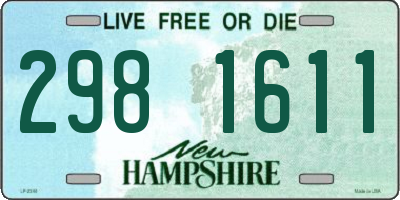 NH license plate 2981611