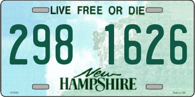 NH license plate 2981626